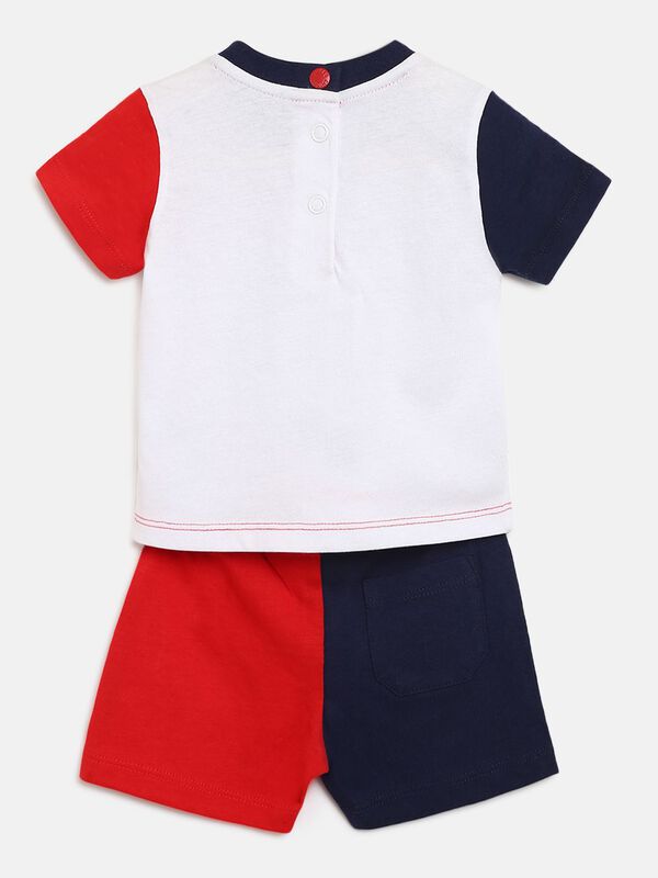 Set Of Printed T-Shirt And Shorts image number 6